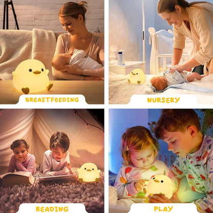 UNEEDE Silicone Animal Figurine Lamp – Aesthetic Living Room Shelf Decor, Soft Glow Bedside Light for Small Spaces