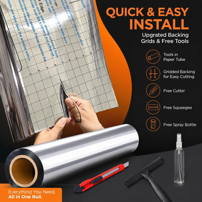 upgraded 1-inch grid backing for easy measuring and cutting