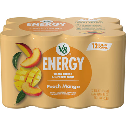 V8 +Energy Sparkling Black Cherry – On-the-Go Sparkling Energy for Post-Workout Recovery