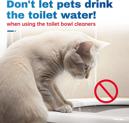 Vacplus Automatic Toilet Cleaning Tablets for Assisted Living Restrooms, Gentle Deodorizing and Descaling Without Bending or Scrubbing