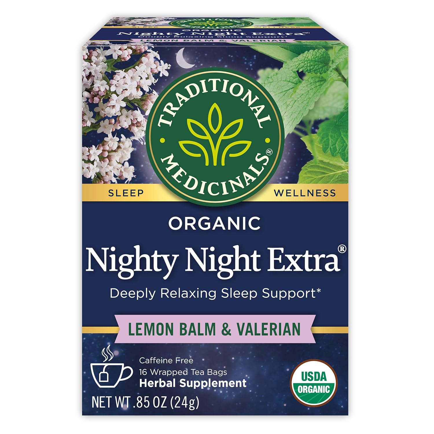valerian root as the primary active sleep-promoting ingredient in an 'extra' strength blend