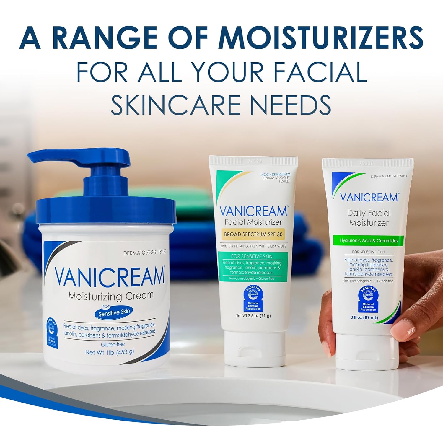 Vanicream 2-in-1 Facial Moisturizer SPF 30 – Streamlined Skincare for a Clutter-Free Vanity