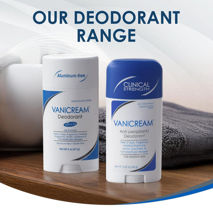 Vanicream Aluminum-Free Gel Deodorant 2 oz – Five-Ingredient Unscented Formula for a Minimalist Bathroom Shelf
