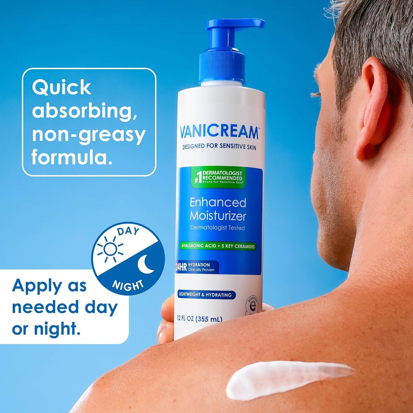 Vanicream Enhanced Moisturizer – One-Bottle Multi-Use Lotion for Clean Vanity and Capsule Skincare Routine