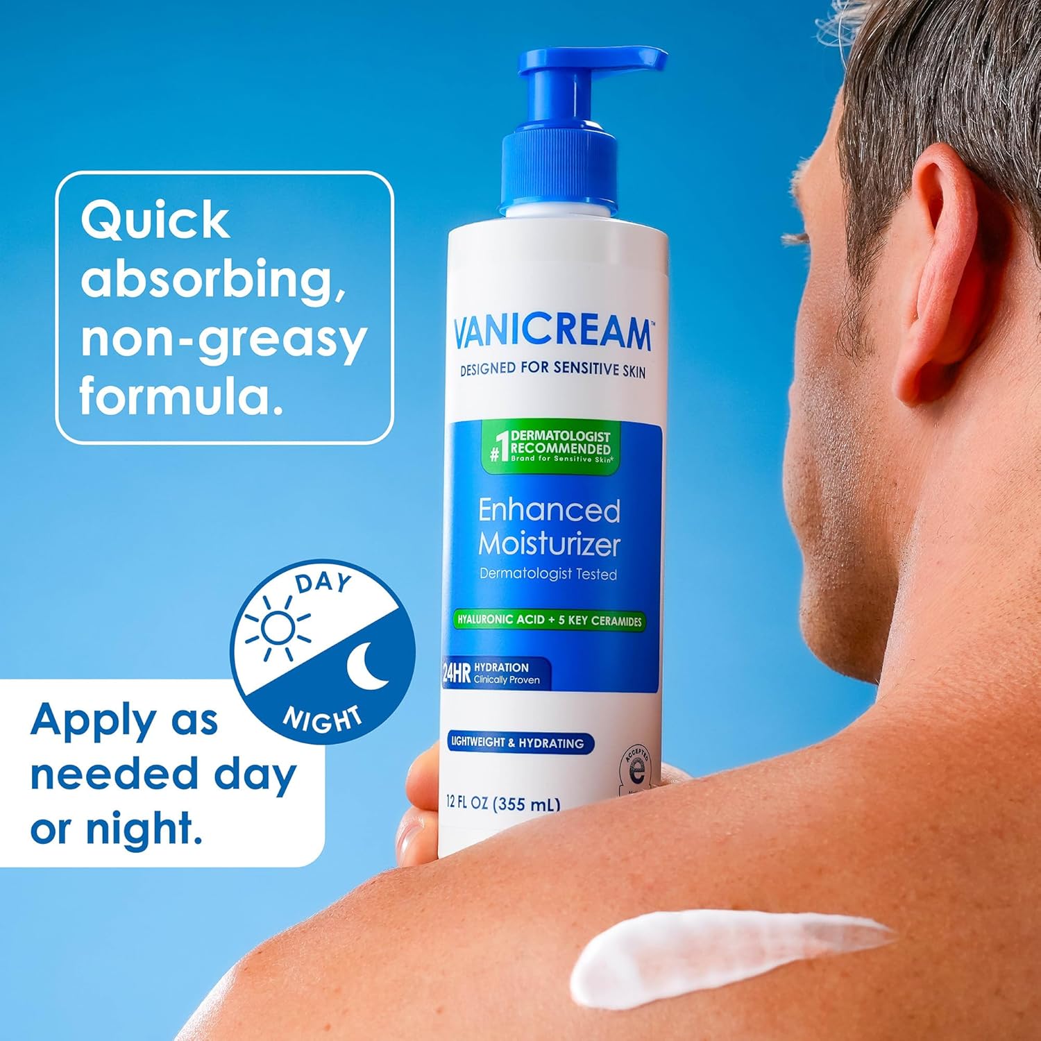 Vanicream Enhanced Moisturizer – One-Bottle Multi-Use Lotion for Clean Vanity and Capsule Skincare Routine