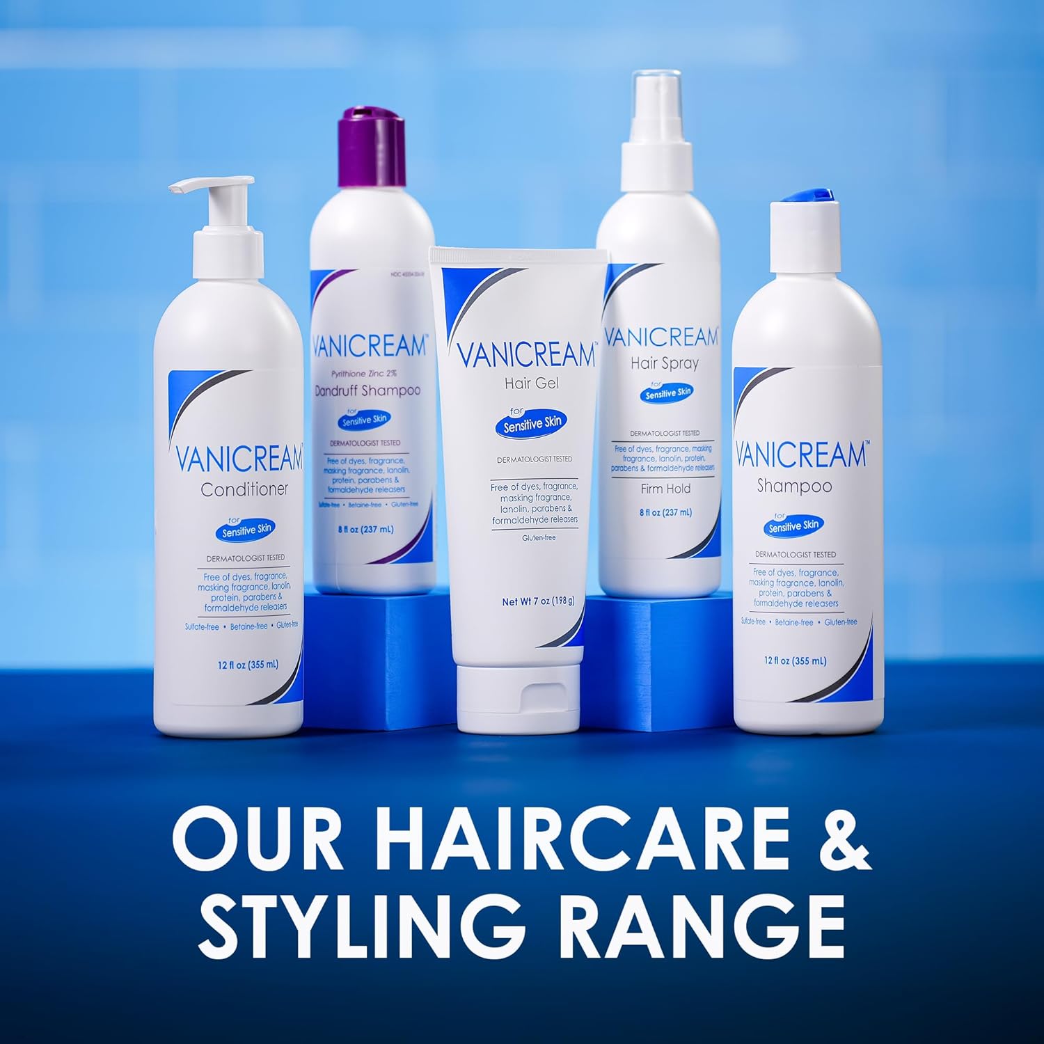Vanicream Firm Hold Hairspray – Hypoallergenic Daily Styling for Allergy-Prone Adults