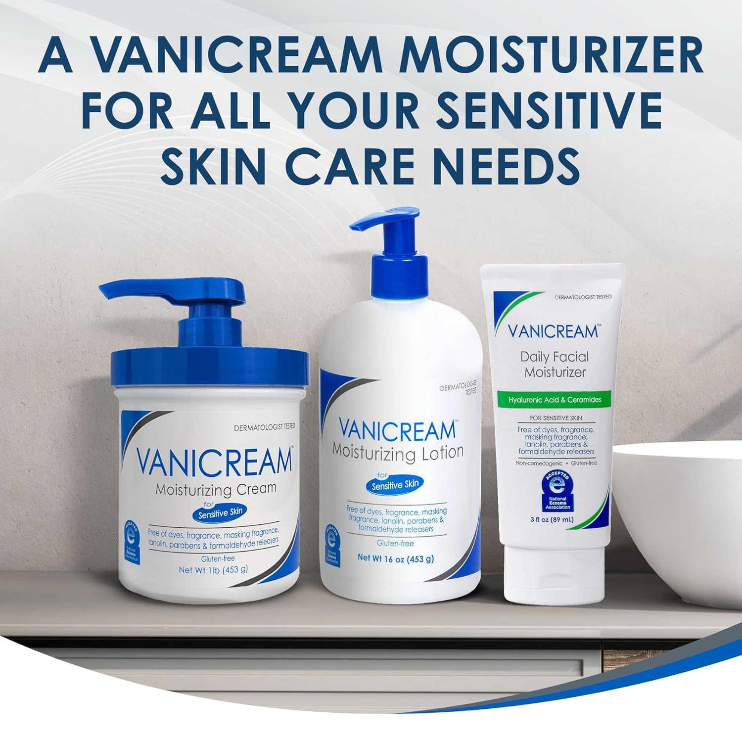 Vanicream Fragrance Free Lotion – Family Safe Daily Moisturizer for Children with Allergies