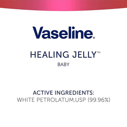 Vaseline Baby Jelly 13 oz 4 Count Bundle – Welcome Newborn Gift for Baby Shower Celebration Tables