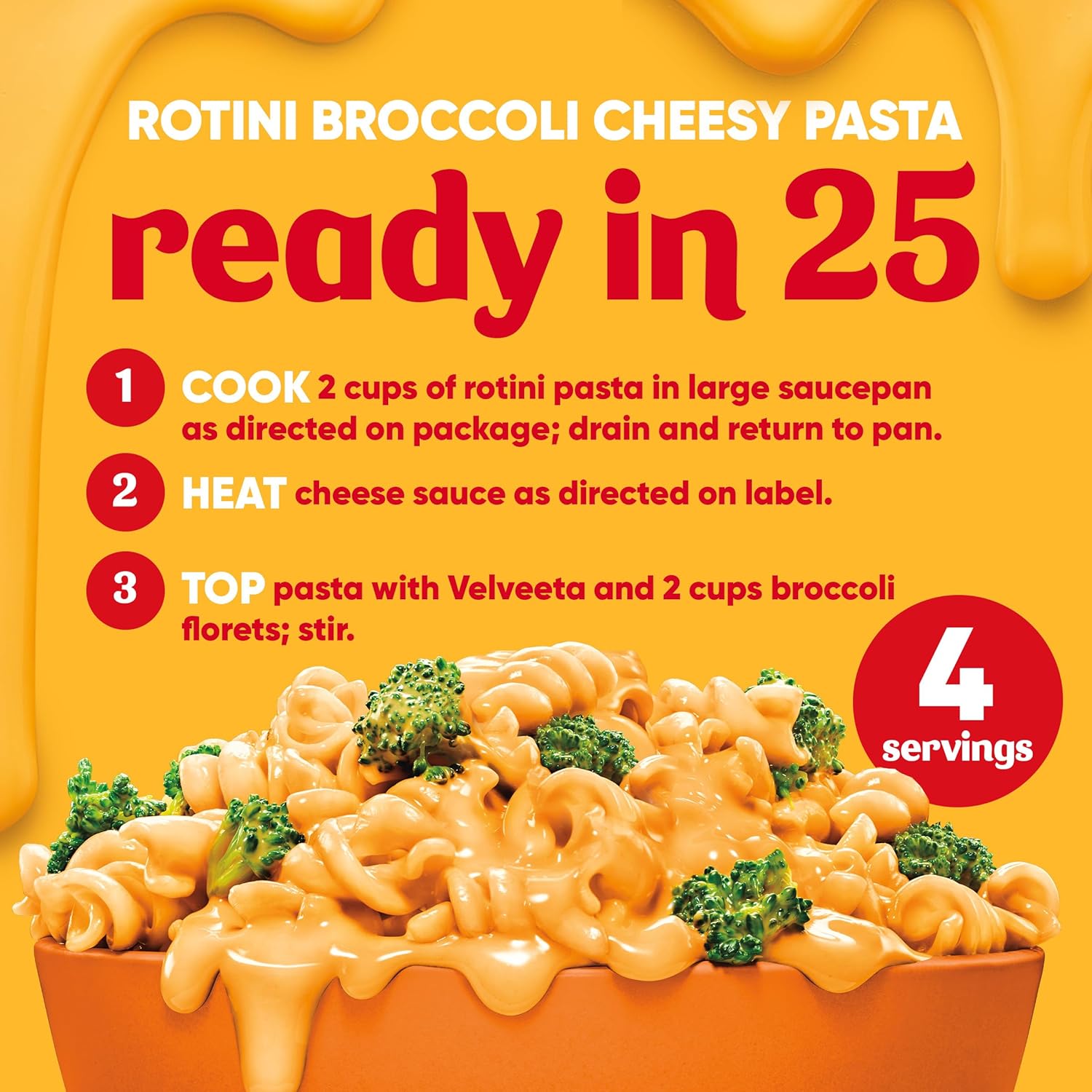 Velveeta Original Cheese Sauce Pouches – 4 oz Squeeze Packs for Homeschool Lunch Prep and Kid-Prepared Meals at Home