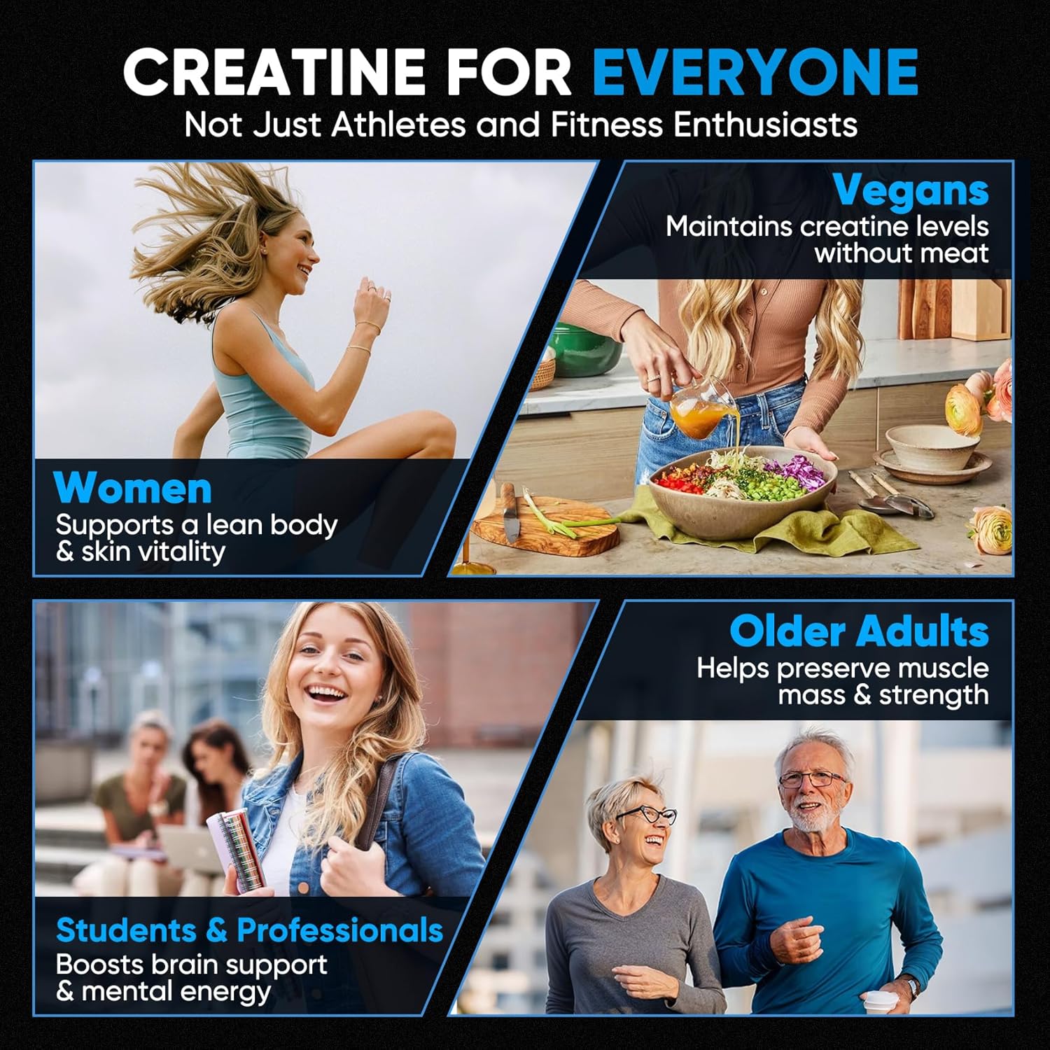 Venture Pal Creatine Monohydrate Powder – Clean-Label Supplement Free of Fillers and Additives