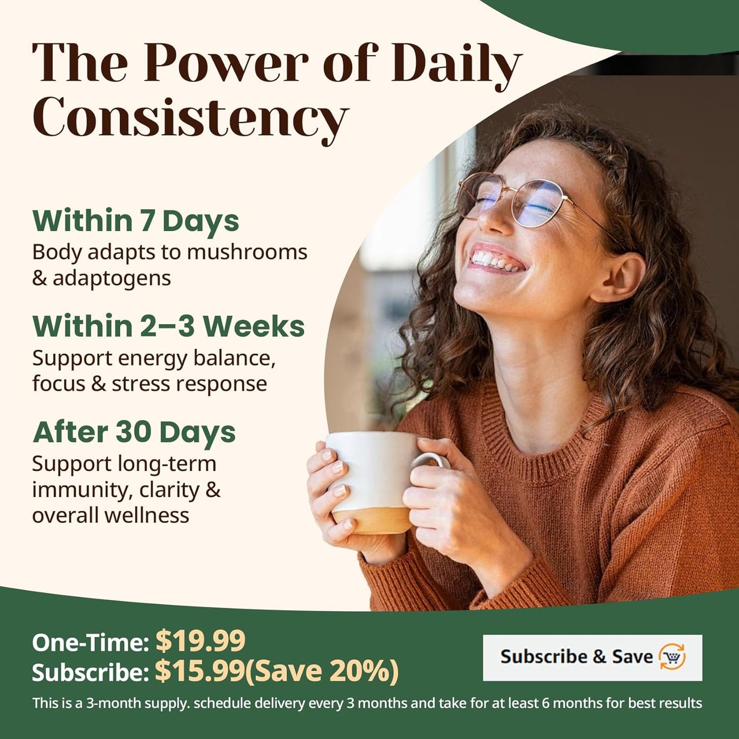 Venture Pal Mushroom Adaptogen Blend – Filler-Free, Fruiting-Body-Only Powder for an Uncluttered Pantry