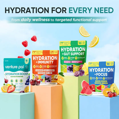 Venture Pal Sugar Free Hydration Mix – Housewarming and Holiday Gift for the Health-Conscious Friend