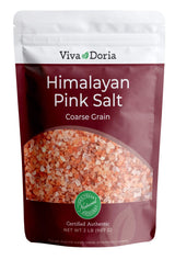 Viva Doria Himalayan Pink Salt Coarse – Premium Mineral-Rich Salt for Gourmet Entertaining