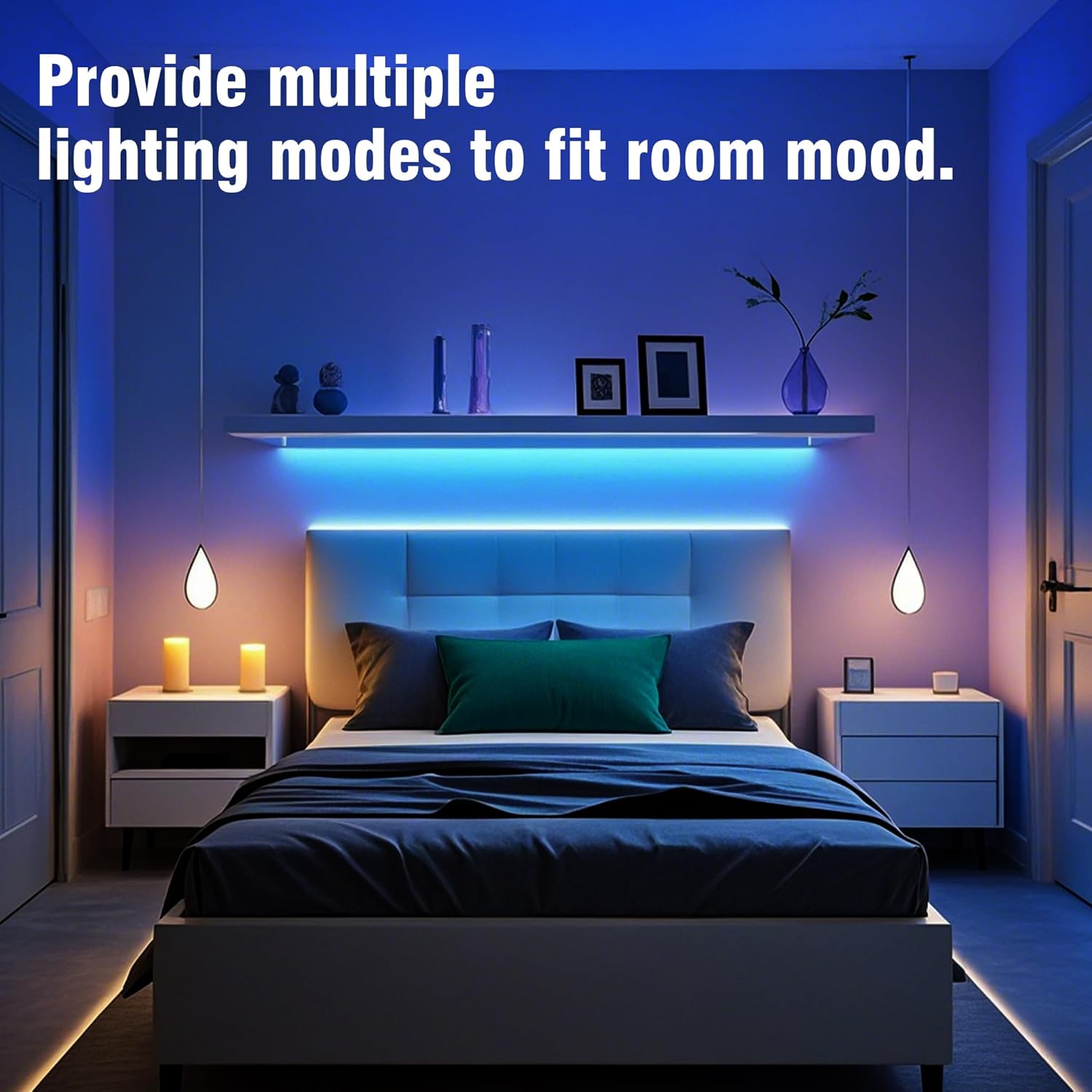 VOLIVO LED Strip Lights – Birthday Gift Idea for Teens and Young Adults, Music Sync App Controlled Room Lights for Gaming and Dorm