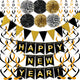 Happy New Year,black Gold