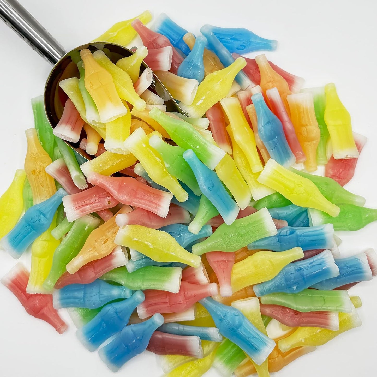 Wax Bottle Candy Drinks – Half-Pound Variety Flavor Candy Pack, Fun Throwback Present for Coworkers, Teachers, and Holiday Gift Exchanges