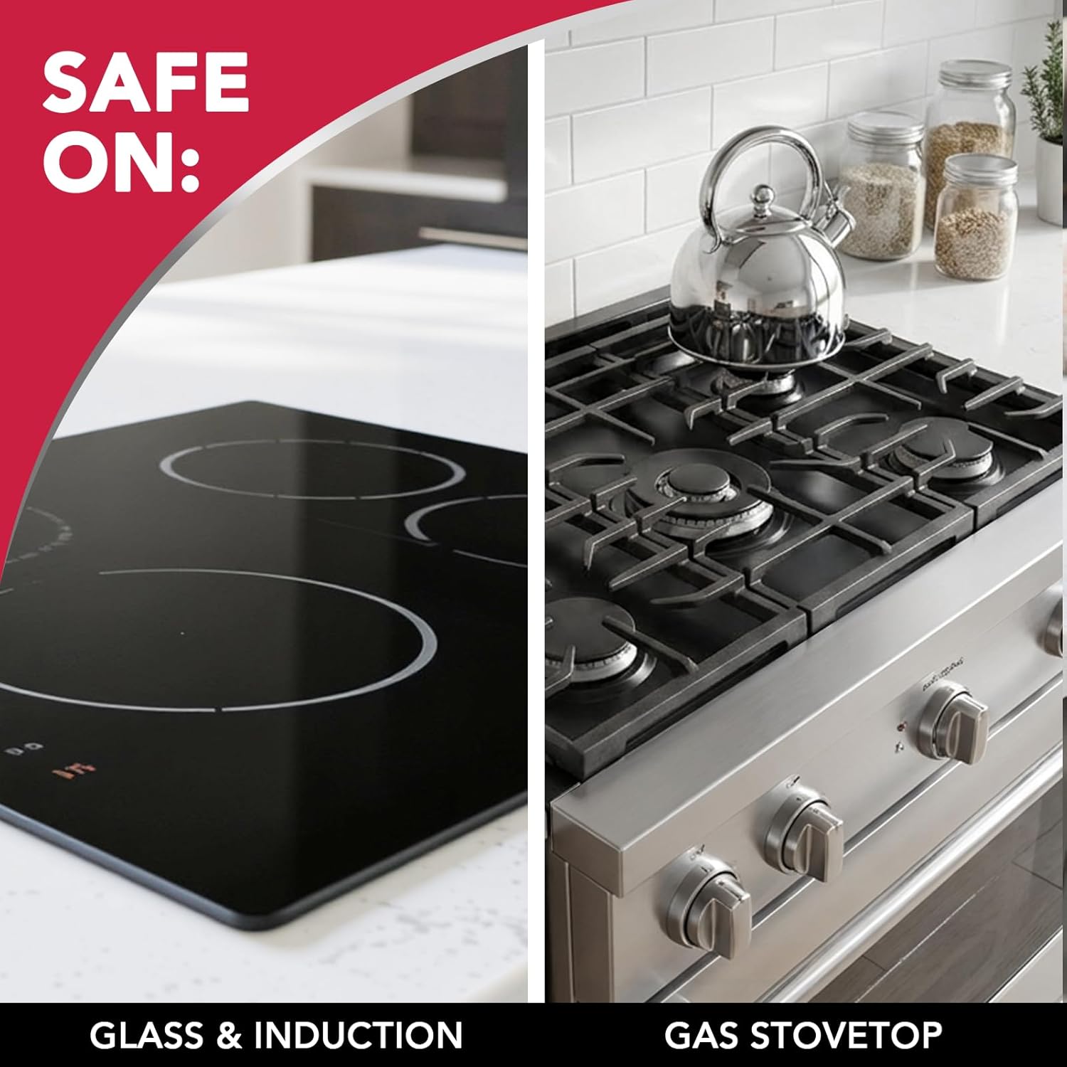 Weiman Ceramic and Glass Cooktop Cleaner – One-Step Polish for a Clean, Clutter-Free Countertop