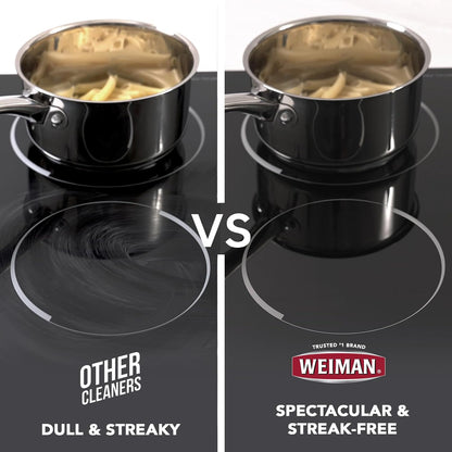Weiman Ceramic and Glass Cooktop Cleaner – One-Step Polish for a Clean, Clutter-Free Countertop