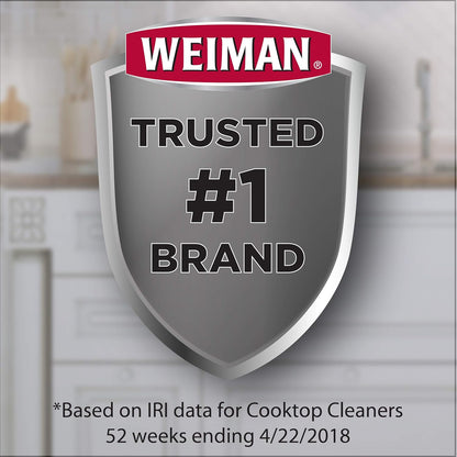 Weiman Ceramic Stove Top Cleaner – Pet-Friendly Cooktop Cleaning Kit for Induction Ranges, No Harsh Fumes