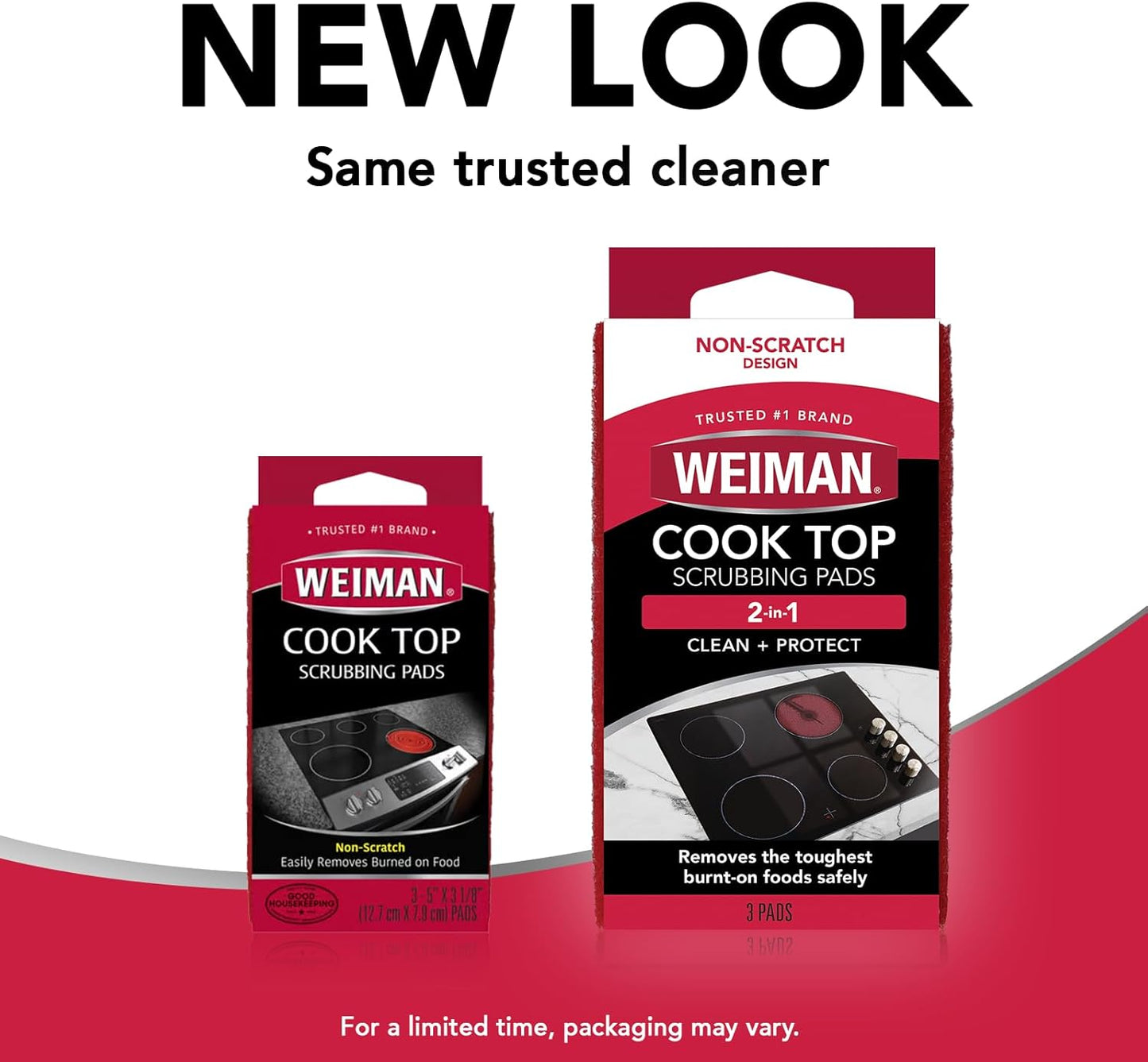 Weiman Cook Top Scrubbing Pads – Keep Your Glass Cooktop Looking Showroom Ready After Every Meal