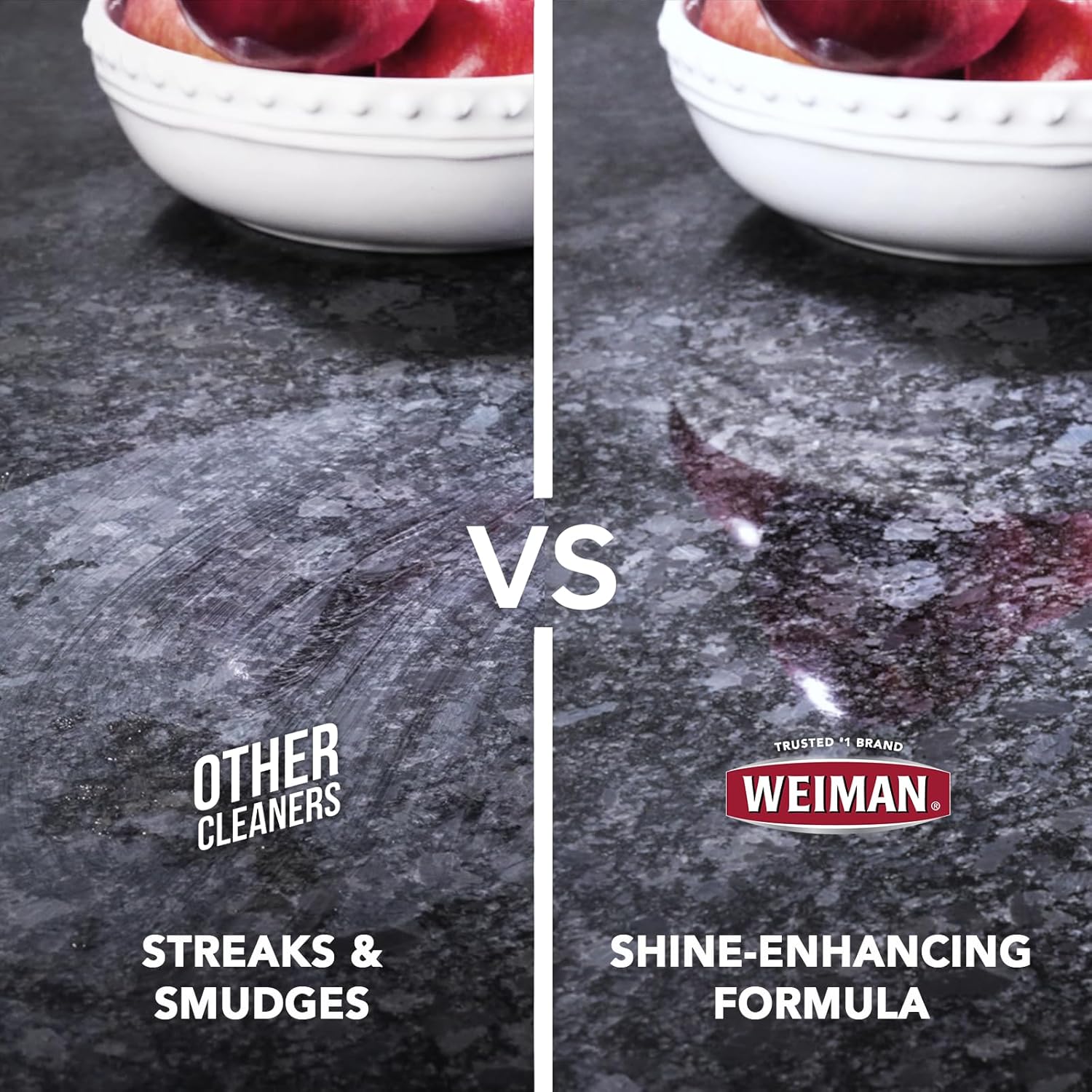 Weiman Granite and Stone Cleaner 3-in-1 – Mindful Countertop Care Ritual with Calming Citrus Scent for a Serene Home