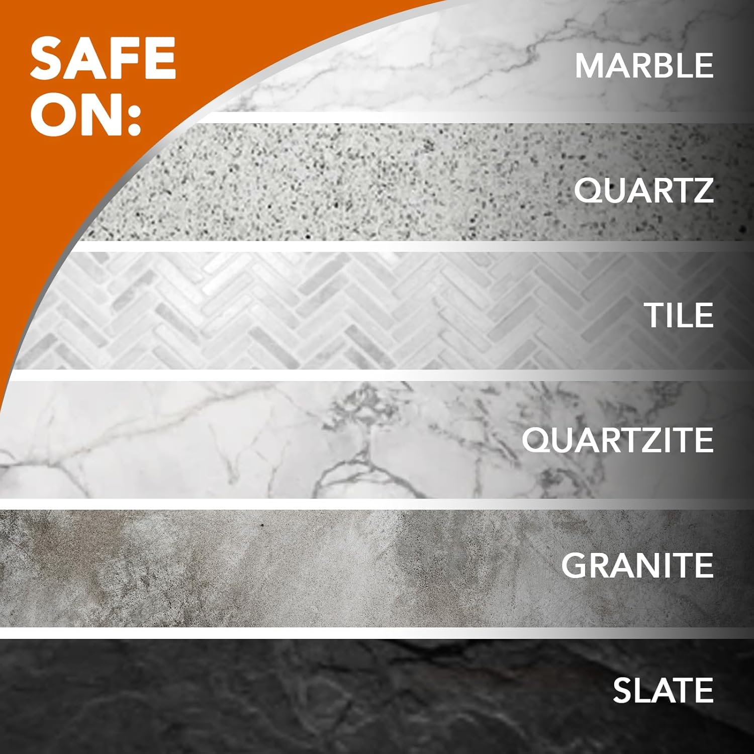 Weiman Granite and Stone Cleaner 3-in-1 – Mindful Countertop Care Ritual with Calming Citrus Scent for a Serene Home