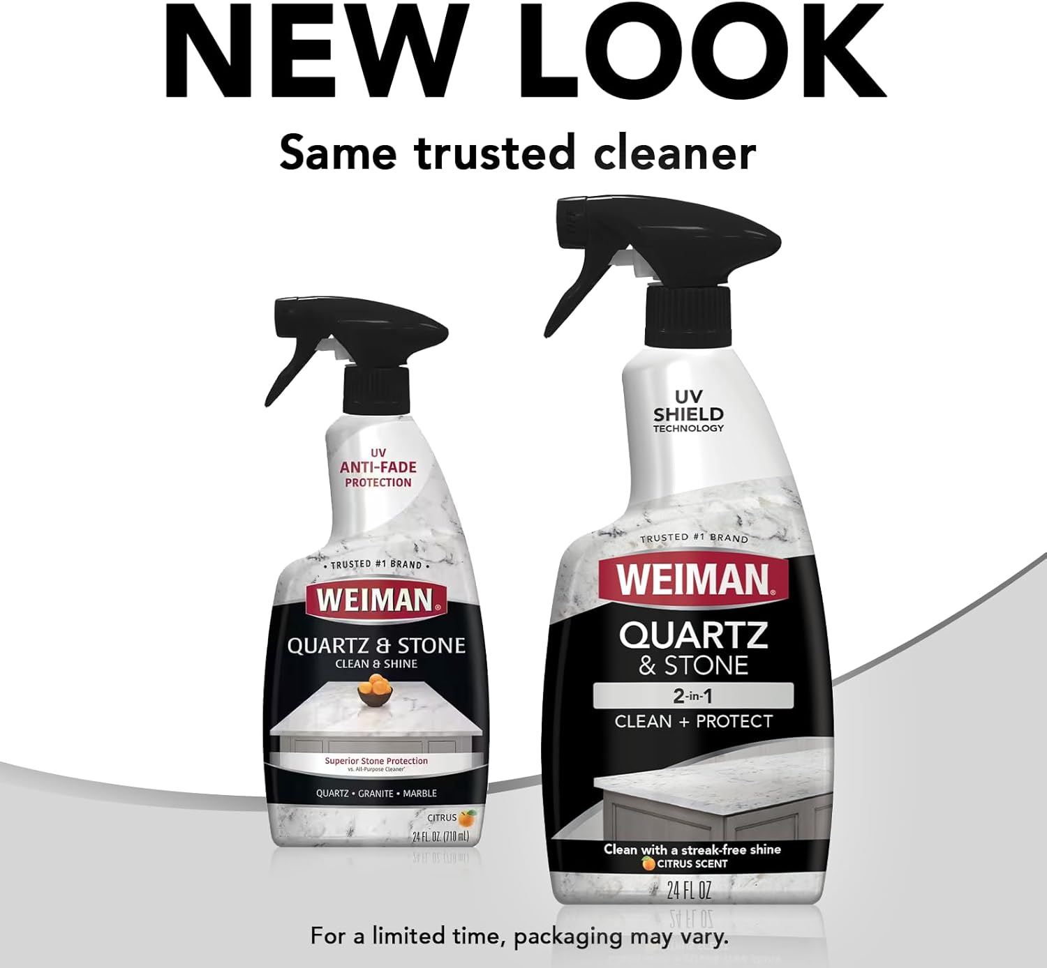Weiman Quartz Countertop Cleaner and Polish – Restores Luster to Designer Stone Surfaces and Bathroom Vanities
