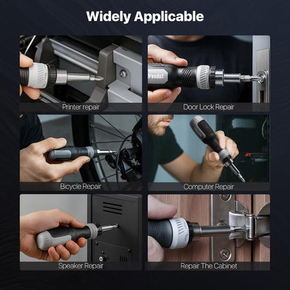 Wesdut 13-in-1 Ratchet Screwdriver – Useful Father's Day Gift, Lifetime Warranty Repair Tool