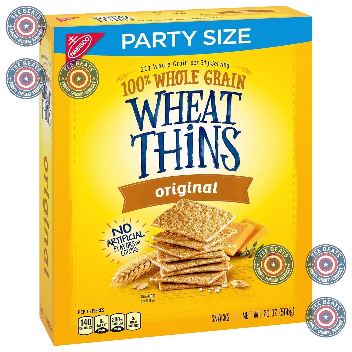 Wheat Thins Original Crackers – Lower Sodium Snack Swap for Heart Healthy Pantry