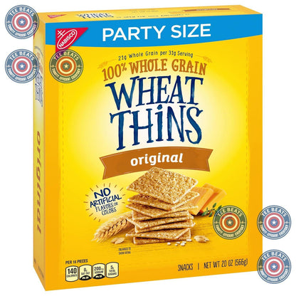Wheat Thins Original Crackers – Lower Sodium Snack Swap for Heart Healthy Pantry