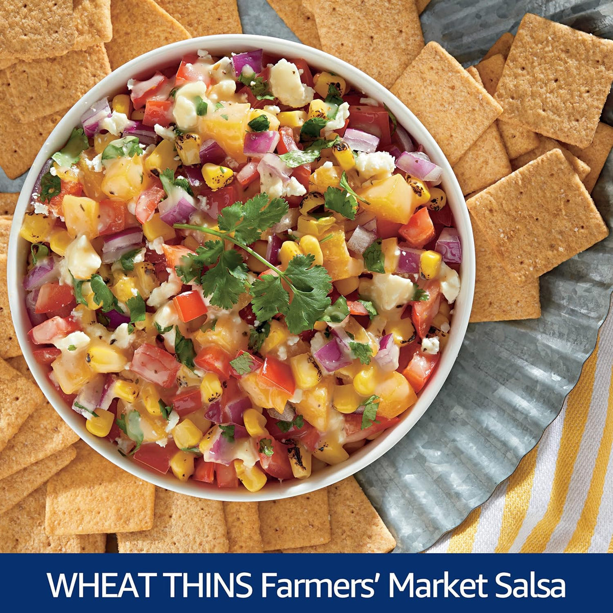 Wheat Thins Reduced Fat Snacks – Durable Dipping Cracker for Camping and Picnics