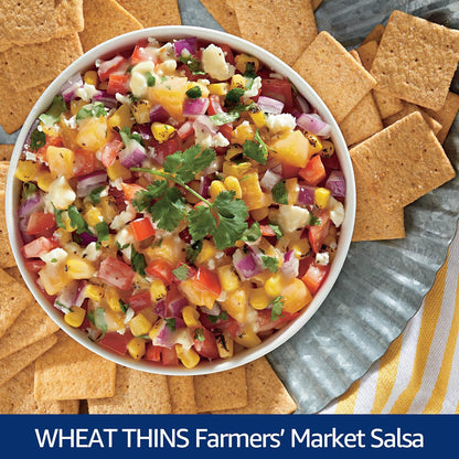 Wheat Thins Reduced Fat Snacks – Durable Dipping Cracker for Camping and Picnics