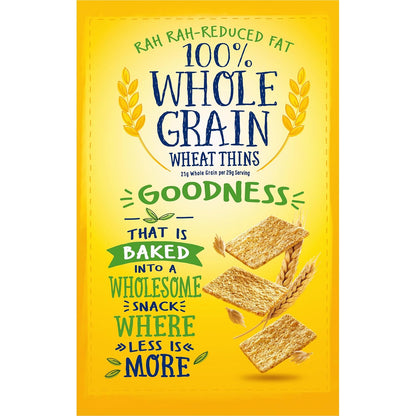 Wheat Thins Reduced Fat Snacks – Durable Dipping Cracker for Camping and Picnics