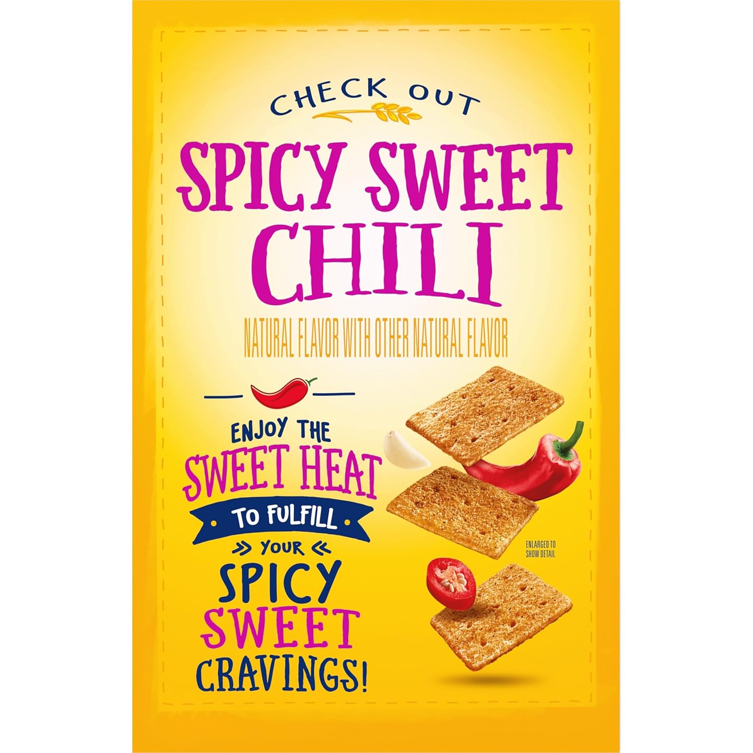 Wheat Thins Spicy Sweet Chili Crackers – Durable Boxed Snack for Potlucks, Open-Air Entertaining, and Tailgate Spreads, 8.5 oz