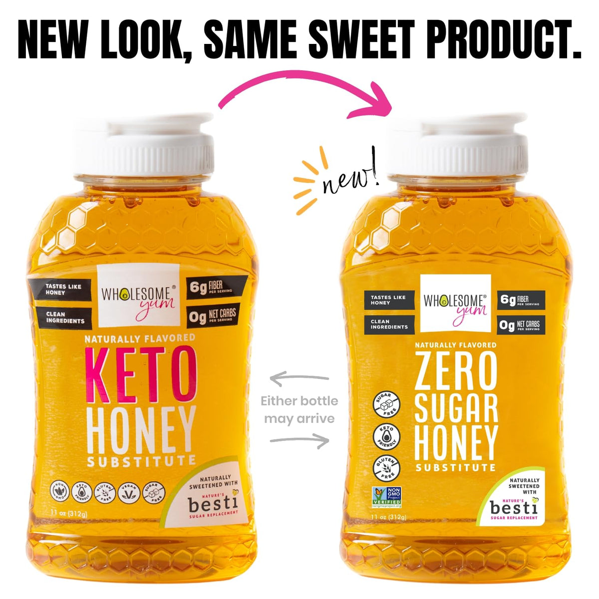 Wholesome Yum Cinnamon Zero Sugar Honey Alternative – One Ingredient Clean Label Sweetener for Clutter Free Pantries