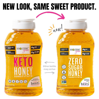 Wholesome Yum Cinnamon Zero Sugar Honey Alternative – One Ingredient Clean Label Sweetener for Clutter Free Pantries