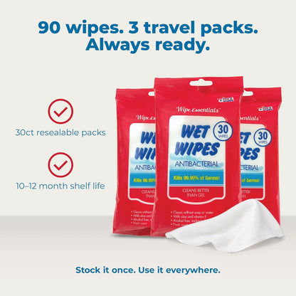 WipeEssentials Resealable Sanitizing Wipes for High-Touch Family Surfaces, Gentler Hand Hygiene Choice