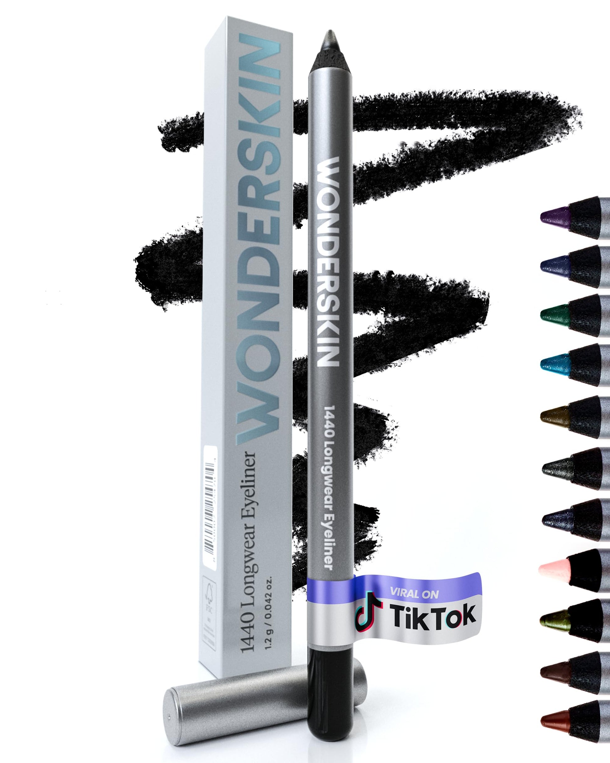 Wonderskin 1440 Eyeliner Pencil – Clean Beauty Ritual Companion, BHT-Free Cruelty-Free Eye Liner