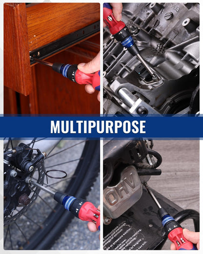 WORKPRO Compact Bit Driver – Minimalist Tool Kit for Intentional, Less-Is-More Workshops