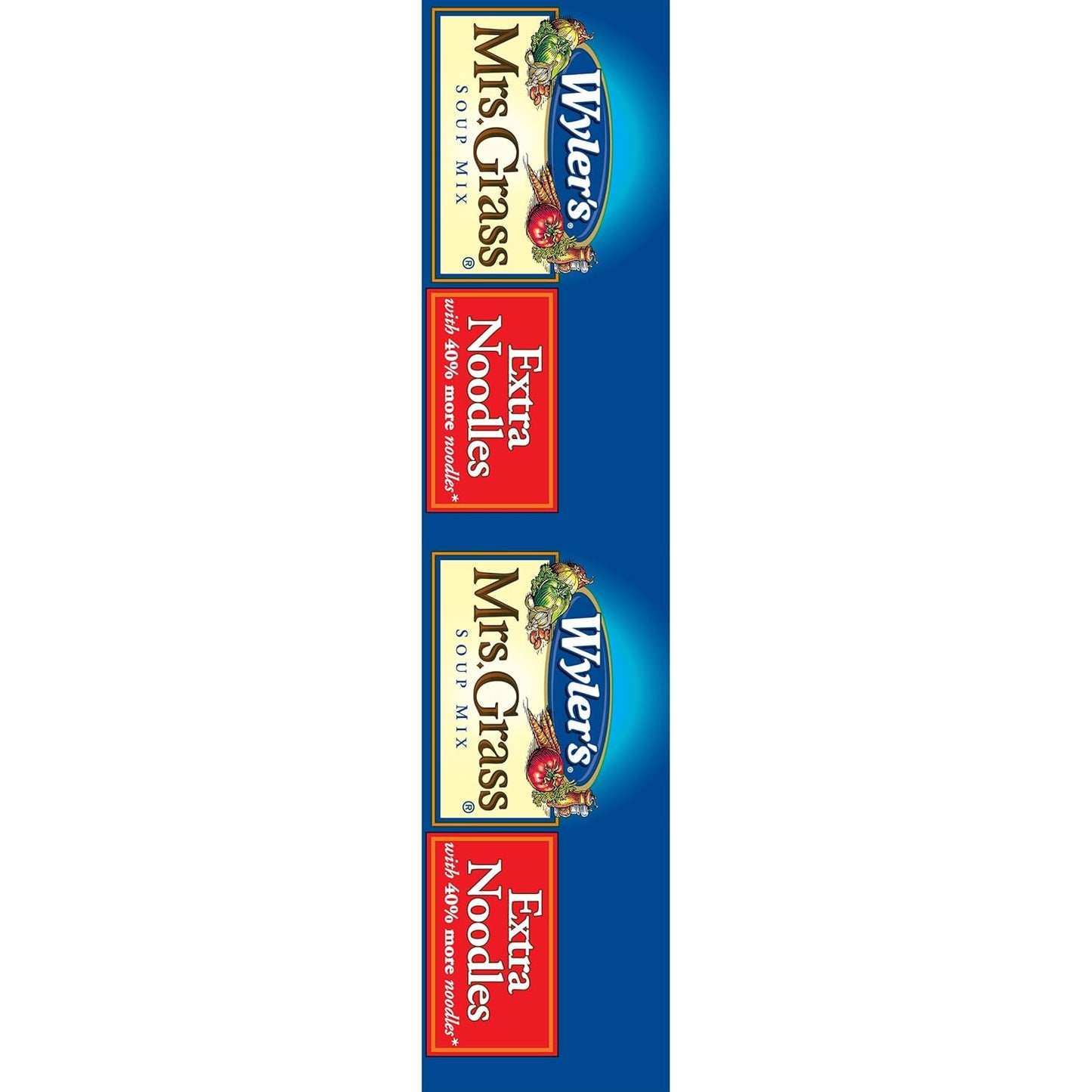 Wyler's Mrs. Grass Extra Noodles Soup Mix – Easy Side Dish for Sandwiches and Toast Nights