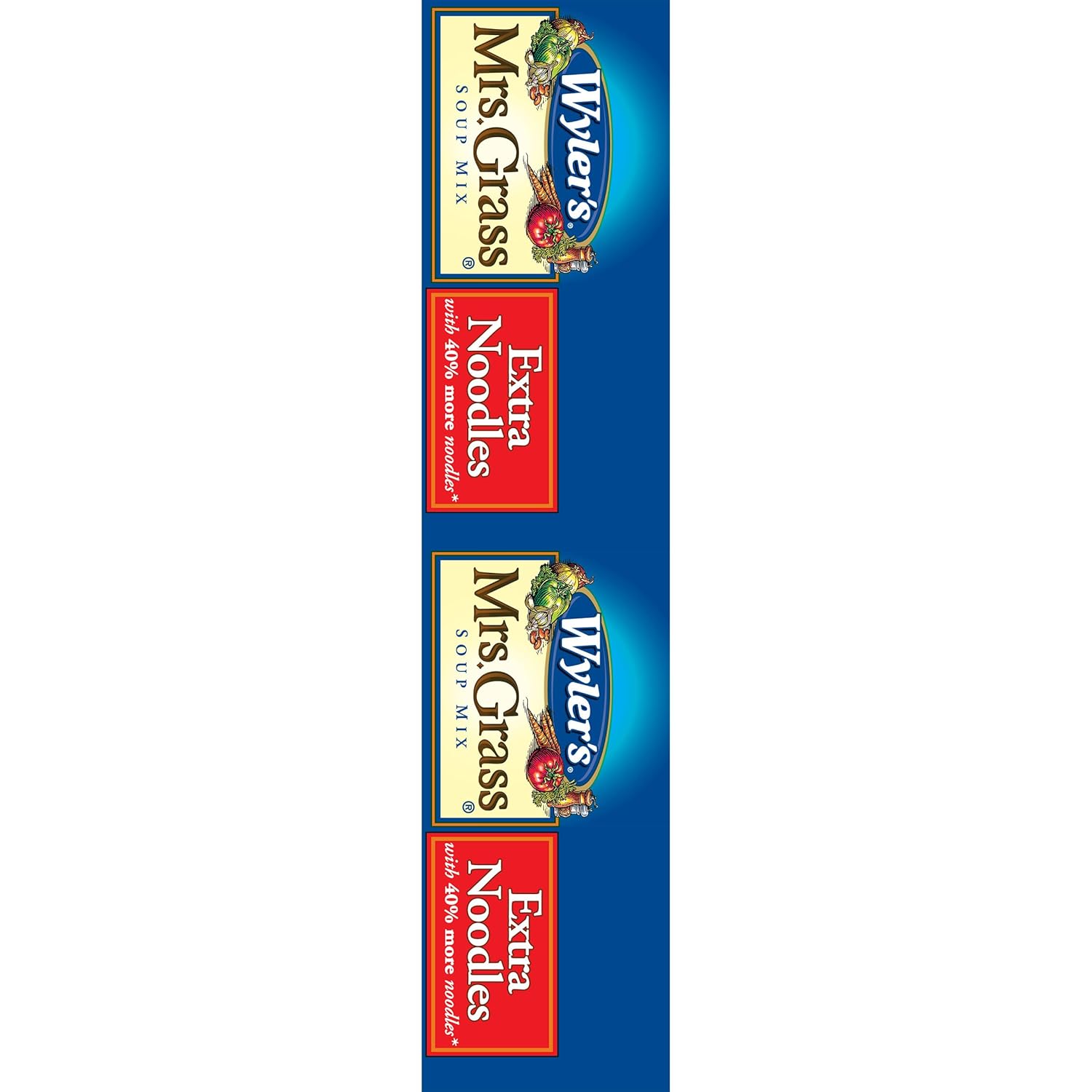 Wyler's Mrs. Grass Extra Noodles Soup Mix – Easy Side Dish for Sandwiches and Toast Nights