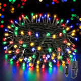 Ollny Halloween String Lights – Purple & Orange Bedroom Decor, 8 Modes Cozy Ambient Glow