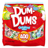 Dum Dums Original Mix Lollipops 400 ct – Nostalgic Bulk Candy Gift Bag for Birthday Party Hosts, Stocking Stuffers and Holiday Treat Jars
