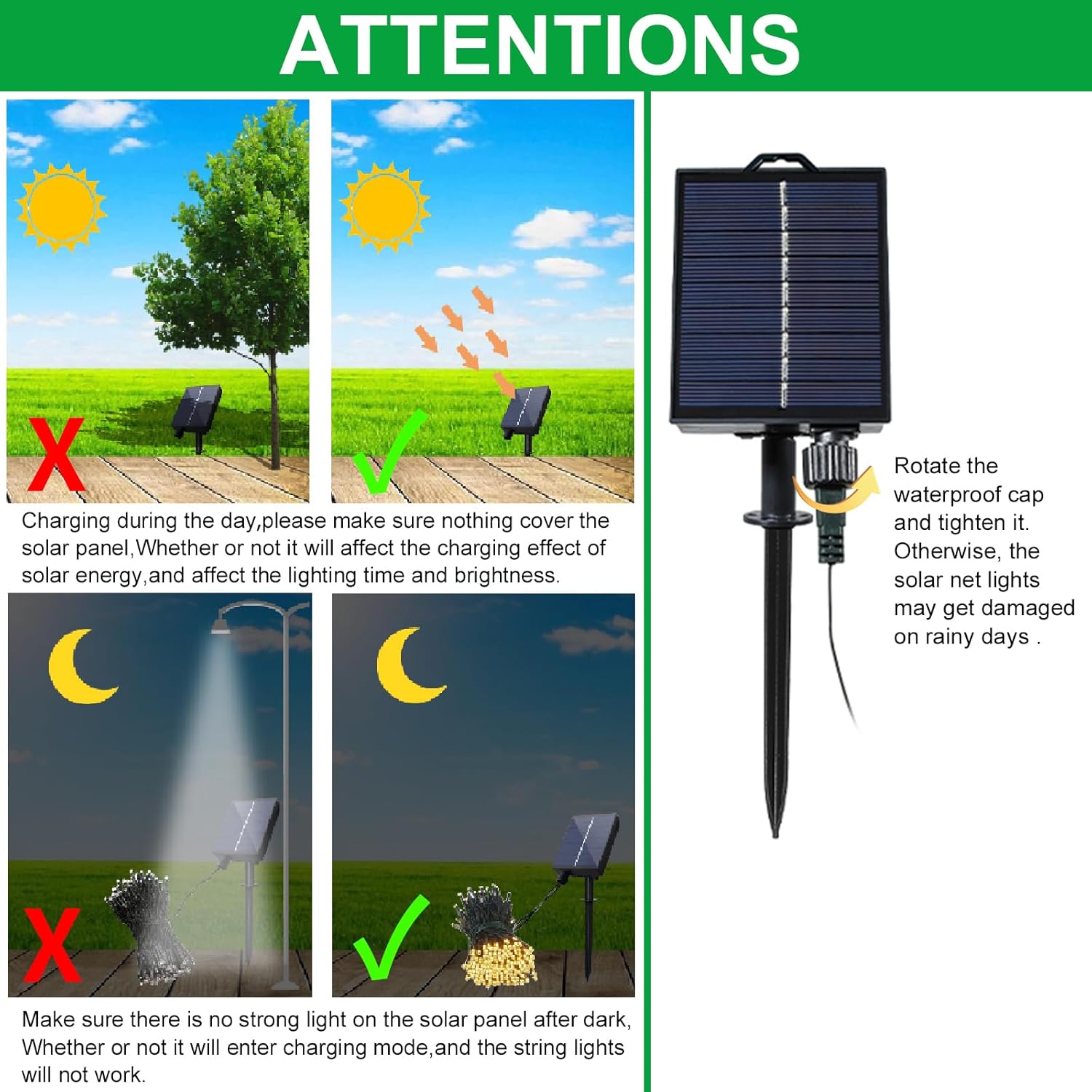 YAOZHOU Minimalist Solar Net Lights – Unfold-and-Go Mesh Design Eliminating Tangled String Storage Clutter