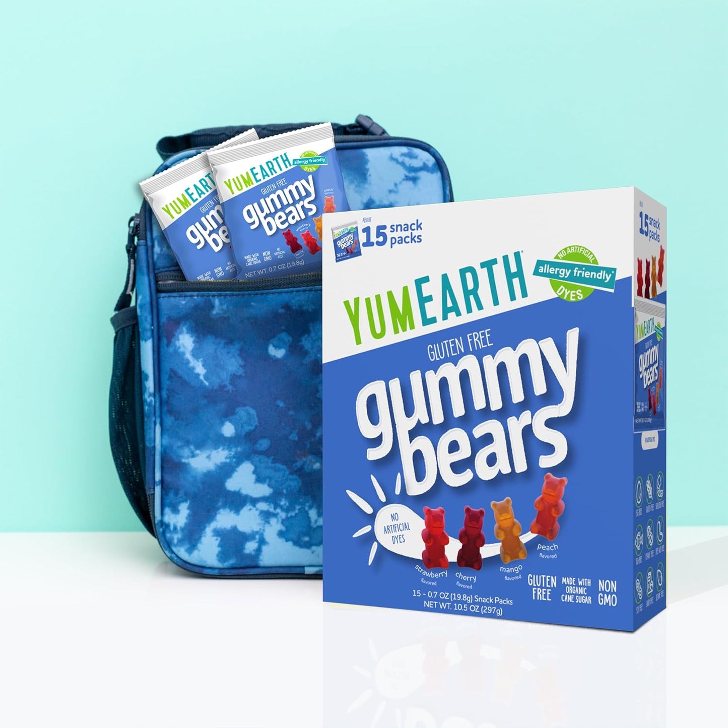 YumEarth Organic Gummy Bears – Daycare Safe Allergy Friendly Candy, No Artificial Dyes
