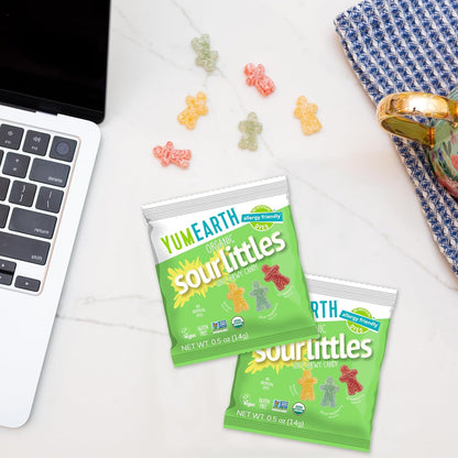 YumEarth Organic Sour Littles – Individually Wrapped Vegan Candy for Classroom Parties and Kids Lunchboxes