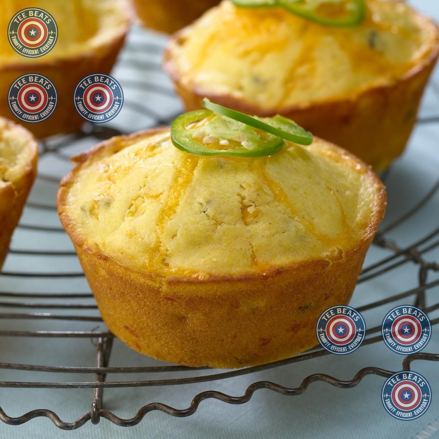 Zatarain's Cheddar Jalapeño Cornbread Mix – Housewarming Pantry Gift for Spicy-Food Lovers, Easy 4-Ingredient Bake