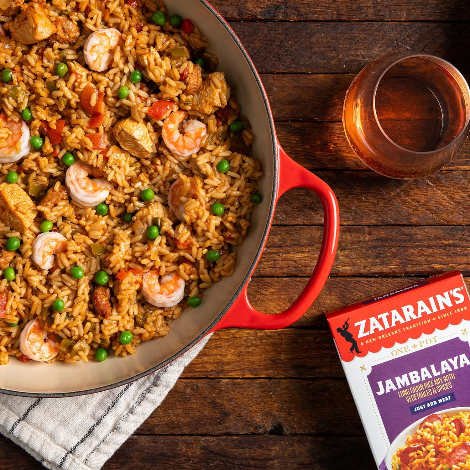 Zatarain's Jambalaya 8 oz – Practical Housewarming Gift for New Home Cooks and Apartment Setters