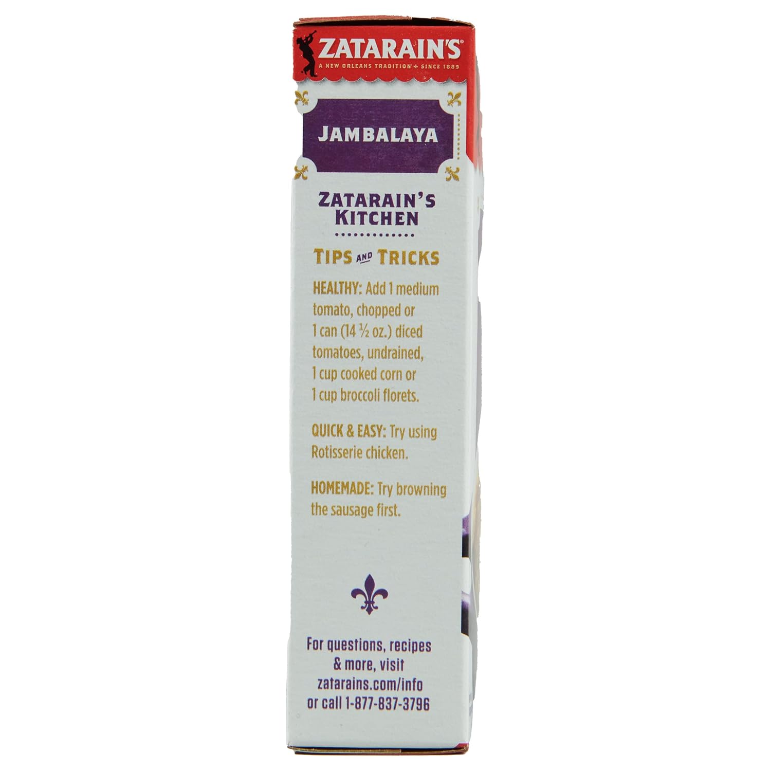 Zatarain's Jambalaya 8 oz – Practical Housewarming Gift for New Home Cooks and Apartment Setters
