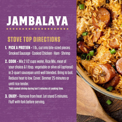 Zatarain's Jambalaya 8 oz – Practical Housewarming Gift for New Home Cooks and Apartment Setters
